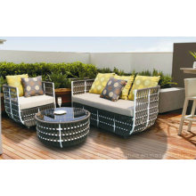 Qualität China Rattan Wicker Freizeit Sofa Möbel für Hotel Bistro Bar Deck Hinterhof